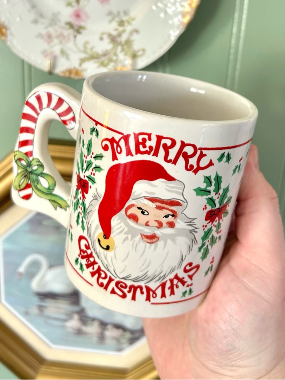 Vintage Santa Claus Christmas Mug